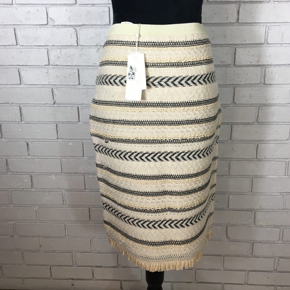 New Tory Burch - Jacquard Skirt cream - Picture 2 of 8